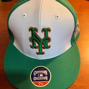 NY Mets Cooperstown Collection Fitted Hat